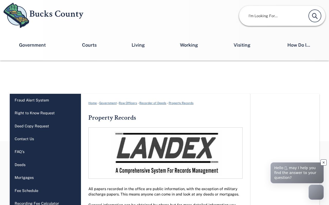 Warminster Township previous residents route to Bucks Recorder deed index